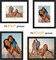 8x10 Picture Frames Set of 4, Display Pictures 5x7 with Mat or 8x10 without Mat, Engineered Wood with Shatter Resistant Plexiglass, Wall Gallery Photo Frames for Wall or Tabletop, Black